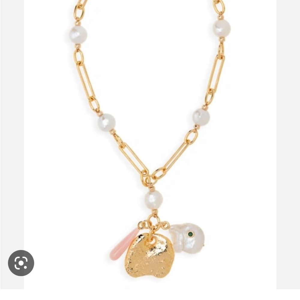 Lizzie Fortunato Holiday Charm Necklace